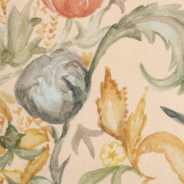 Скатерть Этель Floral pattern d=148 см с ГМВО, 100% хл, саржа 190 гр/м2