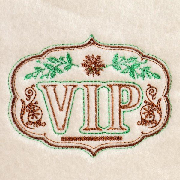 Банная шапка с вышивкой "VIP"