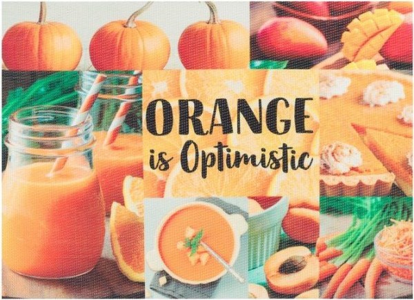 Салфетка на стол "ORANGE is Optimistic" 29*40 см